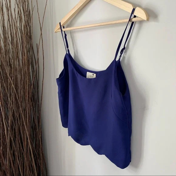 LA Hearts Crop Top Scalloped Hem Adjustable Straps Women’s Medium - Picture 7 of 8